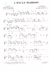 download the accordion score C'est le madison in PDF format