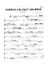 télécharger la partition d'accordéon Chéri(e) j'ai fais un rêve (Tango) au format PDF