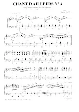 télécharger la partition d'accordéon Chant d'ailleurs n°4 (Tango) au format PDF