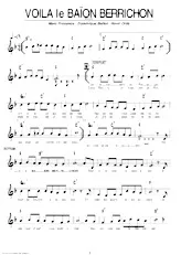 download the accordion score Voilà le baïon Berrichon in PDF format