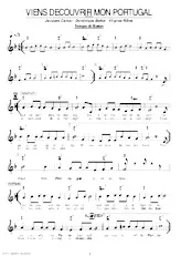 download the accordion score Viens découvrir mon Portugal (Baïon) in PDF format