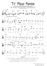 download the accordion score Tit' fleur fanée in PDF format