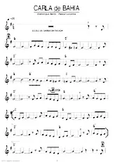 scarica la spartito per fisarmonica Carla de Bahia in formato PDF