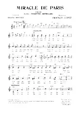 scarica la spartito per fisarmonica Miracle de Paris (Du film : Violettes Impériales) (Valse Chantée) in formato PDF
