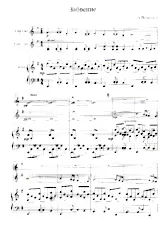 download the accordion score Oblivion (Pour deux violons et piano) in PDF format