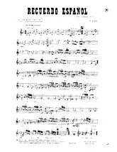 descargar la partitura para acordeón Recuerdo Español (Paso Doble) en formato PDF