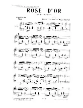 scarica la spartito per fisarmonica Rose d'or (Polka Musette) in formato PDF