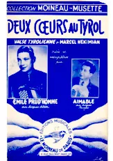 download the accordion score Deux cœurs au Tyrol (Orchestration Complète) (Valse Tyrolienne) in PDF format