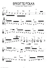 download the accordion score Brigitte polka in PDF format