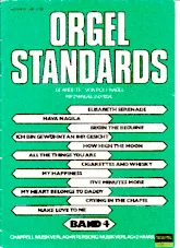 descargar la partitura para acordeón Orgel standards (Volume 4) (12 titres) en formato PDF