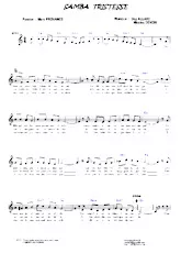 scarica la spartito per fisarmonica Samba Tristesse in formato PDF