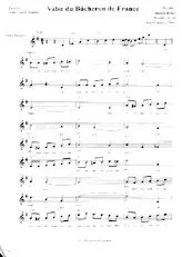 descargar la partitura para acordeón Valse du Bûcheron de France en formato PDF