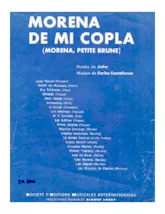 scarica la spartito per fisarmonica Morena de mi copla (Morena petite brune) (Paso Doble) in formato PDF