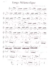 descargar la partitura para acordeón Tango mélancolique (2ème accordéon) (Tango)  en formato PDF