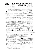 descargar la partitura para acordeón La page blanche (Pagina Blanca) (Boléro) en formato PDF