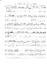 download the accordion score El paso de sol y mar in PDF format
