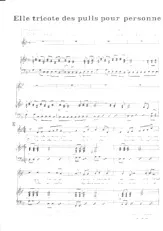 download the accordion score Elle tricote des pulls pour personne in PDF format