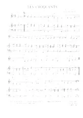 scarica la spartito per fisarmonica Les croquants (Valse Chantée) in formato PDF