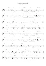 descargar la partitura para acordeón It's impossible (Relevé) en formato PDF