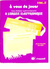 télécharger la partition d'accordéon A vous de jouer / A l'orgue électronique / Volume 3 au format PDF