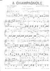 scarica la spartito per fisarmonica A Champagnole (1er + 2ème Accordéon) (Valse Chantée) in formato PDF