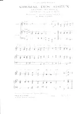 télécharger la partition d'accordéon Choral des Adieux (Le chant des adieux) au format PDF