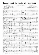 télécharger la partition d'accordéon Donne moi la main et valsons (Valse Chantée) au format PDF