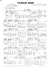 descargar la partitura para acordeón Tango Duo (1er + 2ème Accordéon) en formato PDF