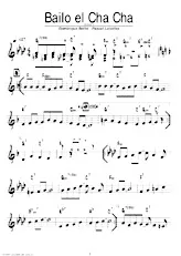 download the accordion score Bailo el Cha Cha in PDF format