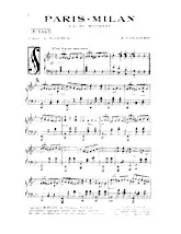 download the accordion score Paris Milan (Valse Musette) in PDF format