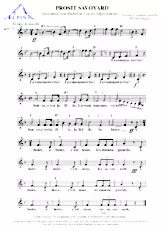 descargar la partitura para acordeón Prosit Savoyard (Marche) en formato PDF