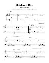 scarica la spartito per fisarmonica Oui devant Dieu (La novia) (Slow Rock) in formato PDF