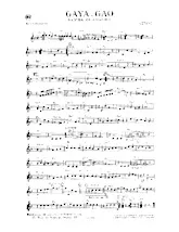 télécharger la partition d'accordéon Gaya Gao (Samba Guaracha) au format PDF