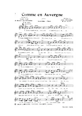 descargar la partitura para acordeón Comme en Auvergne (Java) en formato PDF