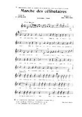 scarica la spartito per fisarmonica Marche des célibataires in formato PDF