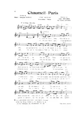 télécharger la partition d'accordéon Chaumeil Paris (Step Marche) au format PDF