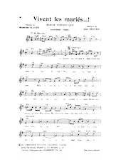 descargar la partitura para acordeón Vivent les mariés (Marche Humoristique) en formato PDF