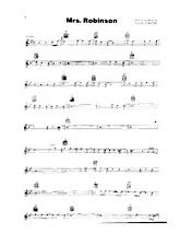 download the accordion score Mrs Robinson (Simon and Garfunkel) in PDF format