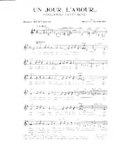 scarica la spartito per fisarmonica Un jour L'amour (Voglianoci tanta bene) (Boléro) in formato PDF