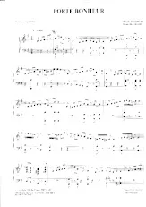 descargar la partitura para acordeón Porte Bonheur (Valse) en formato PDF