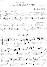 télécharger la partition d'accordéon Thème et Variations au format PDF