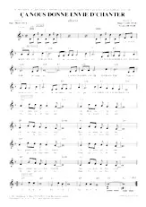 télécharger la partition d'accordéon Ça nous donne envie d' chanter (Disco) au format PDF