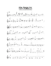 download the accordion score Fox passion in PDF format