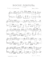 télécharger la partition d'accordéon Noche porteña (Tango) au format PDF
