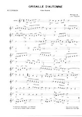télécharger la partition d'accordéon Grisaille d'automne (Valse Musette) au format PDF