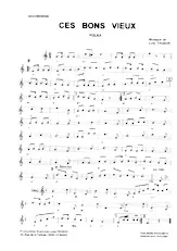télécharger la partition d'accordéon Ces bons vieux (Polka) au format PDF