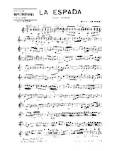 download the accordion score La Espada (Paso Doble) in PDF format