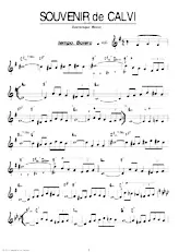 download the accordion score Souvenir de Calvi (Boléro) in PDF format
