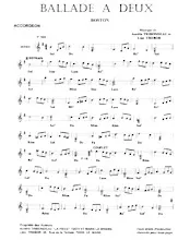 télécharger la partition d'accordéon Ballade à deux (Boston) au format PDF