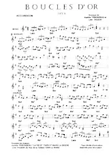download the accordion score Boucles d'or (Java) in PDF format